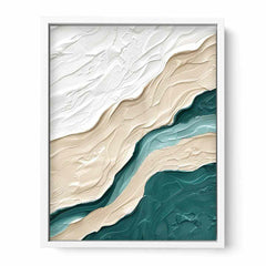 Ocean wall art texture painting print