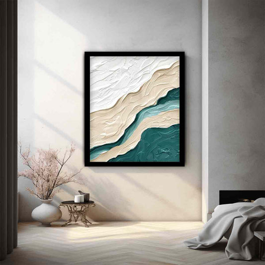Ocean wall art texture painting print