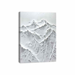 Snow Mountian Texture Art  Painting