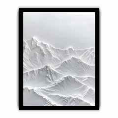 Snow Mountian 3D Painting