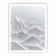 Snow Mountian 3D Painting