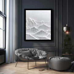 Snow Mountian 3D Painting