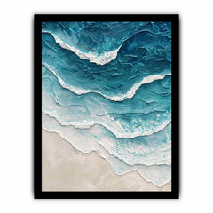 Sea waves Canvas Art Print
