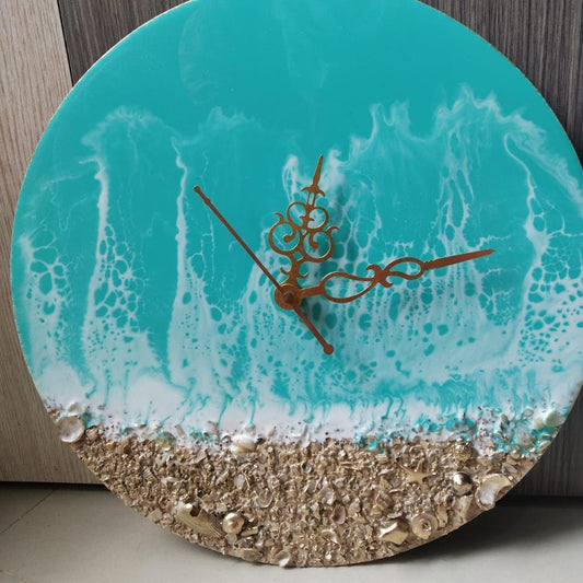 Ocean Series Resin wall clock