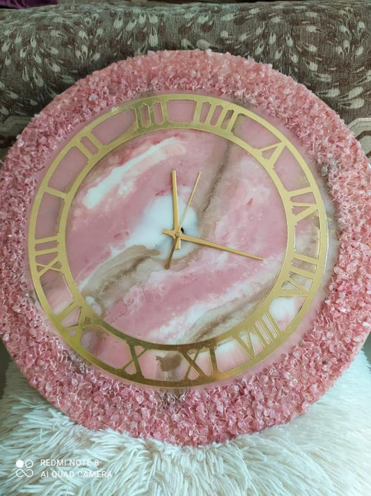 Handmade Sandstone Wall Clock