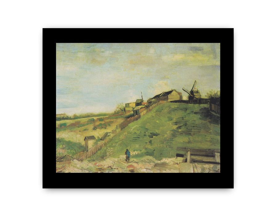 The Hill Of Montmartre By Van Gogh Framed Print