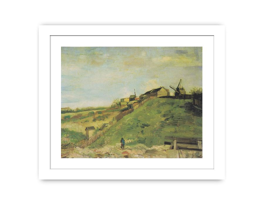 The Hill Of Montmartre By Van Gogh Framed Print
