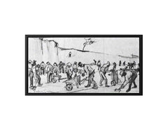Sand Diggers in Dekkersduin near The Hague Canvas Print
