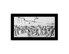 Sand Diggers in Dekkersduin near The Hague Framed Print