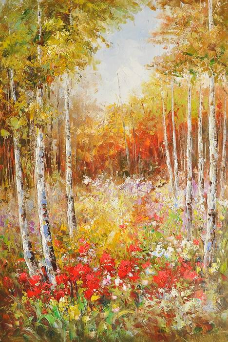 Tree Flower Knife Art Landscape Painting Set 